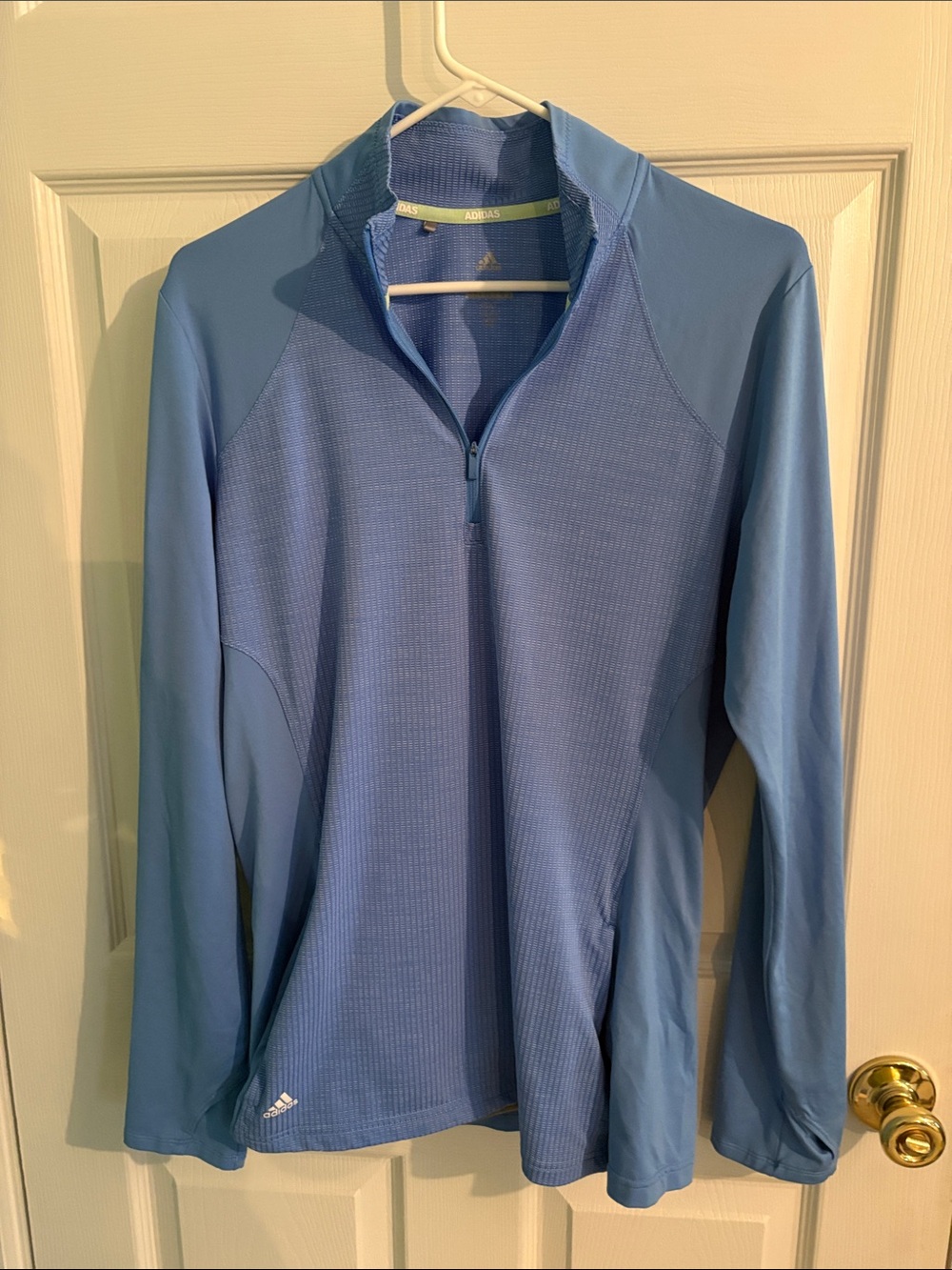 adidas Blue Half-Zip Performance Top